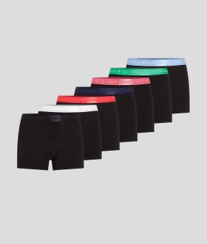 Bielizny Męskie Karl Lagerfeld DAYS OF THE WEEK TRUNKS – 7 PACK Kolorowe | PL EX3989