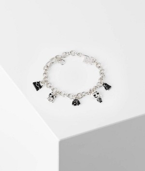 Biżuteria Damskie Karl Lagerfeld K/IKONIK CHARM BRACELET Srebrne | PL UT2162