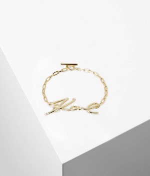 Biżuteria Damskie Karl Lagerfeld K/SIGNATURE GOLD BRACELET Złote | PL RW2133