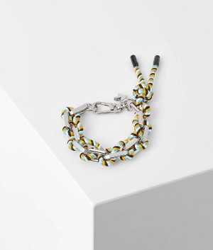 Biżuteria Damskie Karl Lagerfeld K/SUMMER WOVEN CHAIN BRACELET Pomarańczowe | PL TV2160