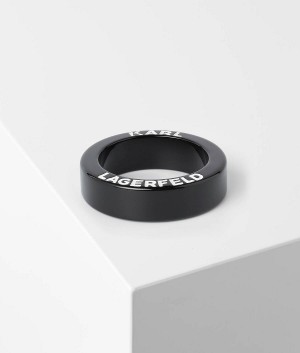 Biżuteria Damskie Karl Lagerfeld K/SUMMER CHUNKY BANGLE Czarne | PL PQ2165