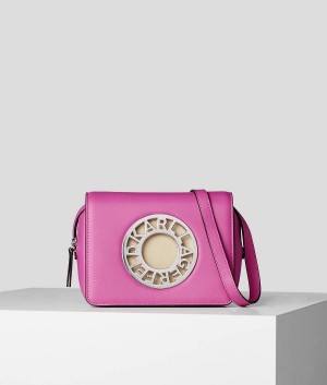 Torba Crossbody Damskie Karl Lagerfeld K/DISK Różowe | PL OR2525