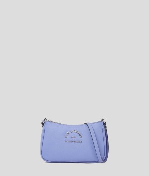 Torba Crossbody Damskie Karl Lagerfeld RUE ST-GUILLAUME SMALL Niebieskie | PL SO2522