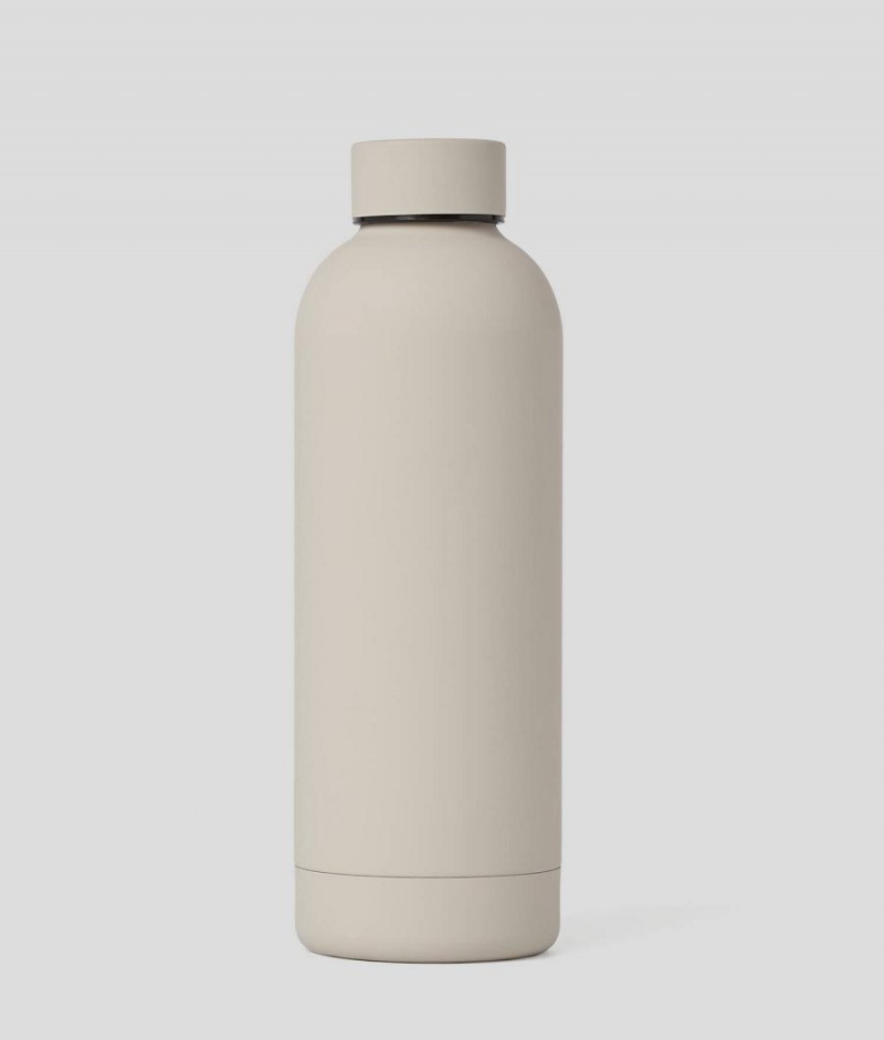 Akcesoria Damskie Karl Lagerfeld HOTEL KARL WATER BOTTLE Beżowe | PL RW2211