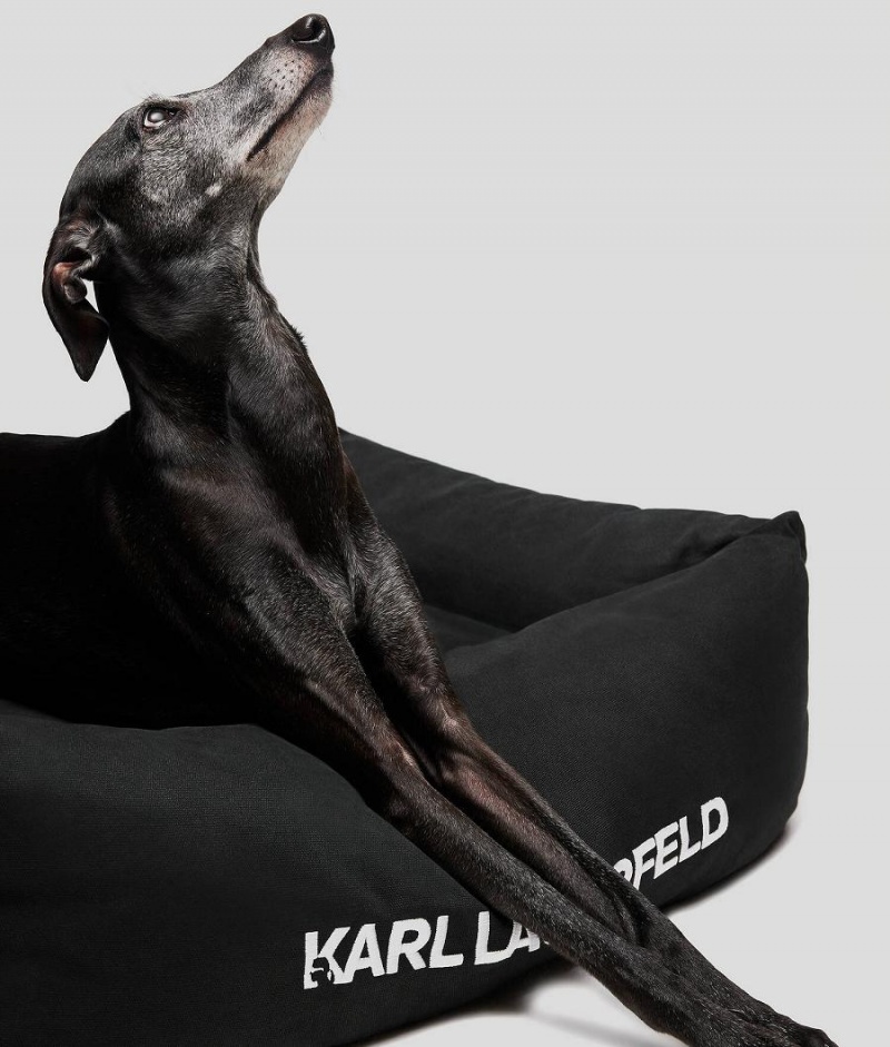 Akcesoria Męskie Karl Lagerfeld WoK/PET BED Czarne Szare | PL IS3464