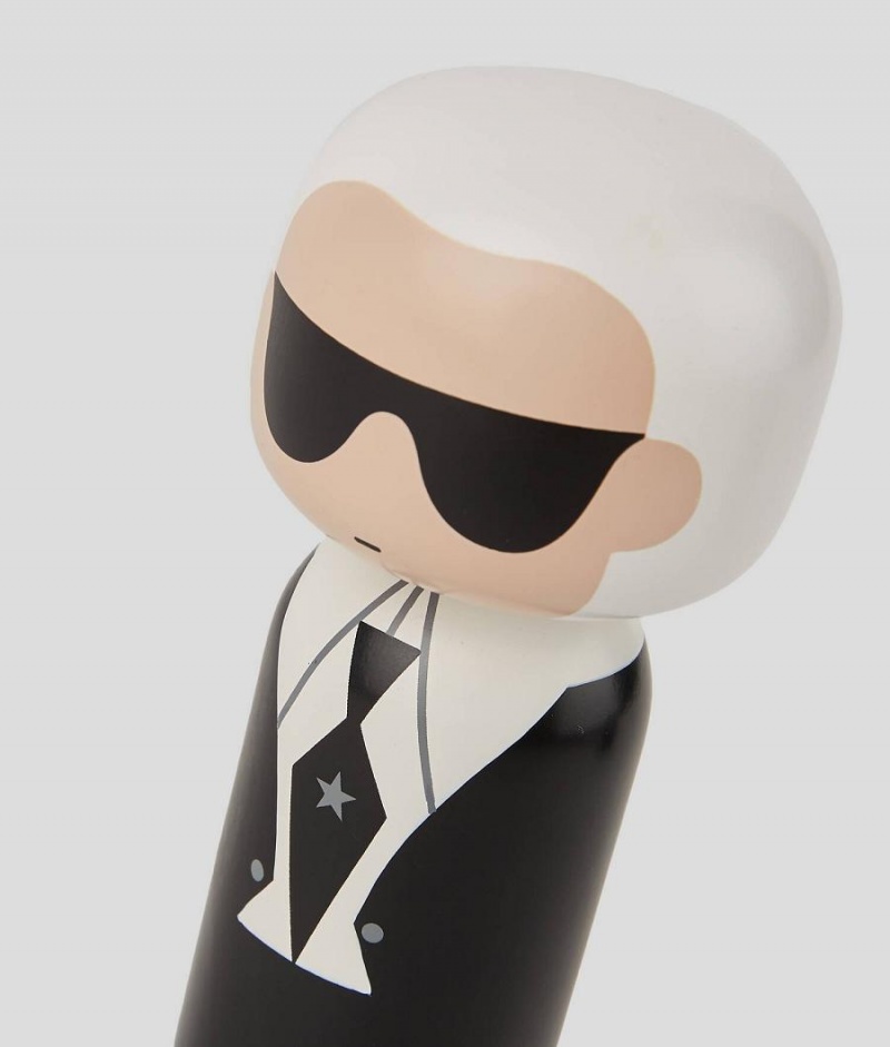 Akcesoria Męskie Karl Lagerfeld WoLucie Kaas XL Wooden Doll Czarne Białe | PL TV3467