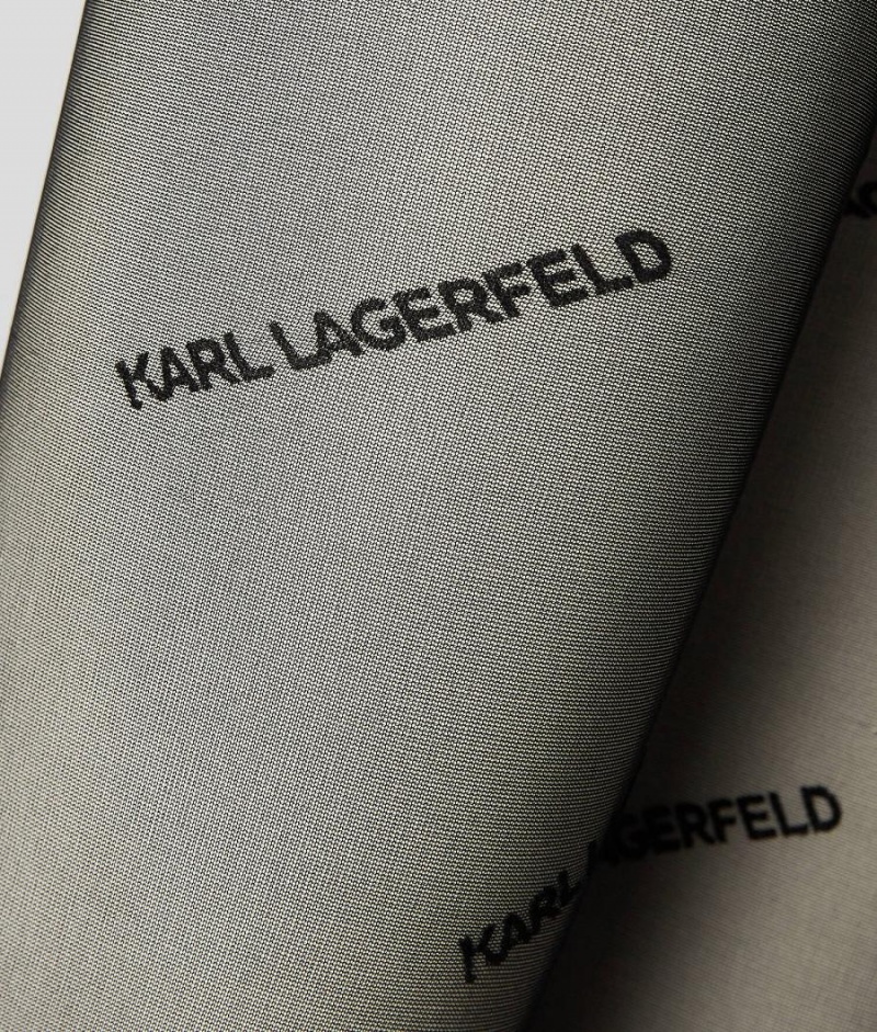 Bielizny Damskie Karl Lagerfeld LOGO TIGHTS Czarne | PL HK2622