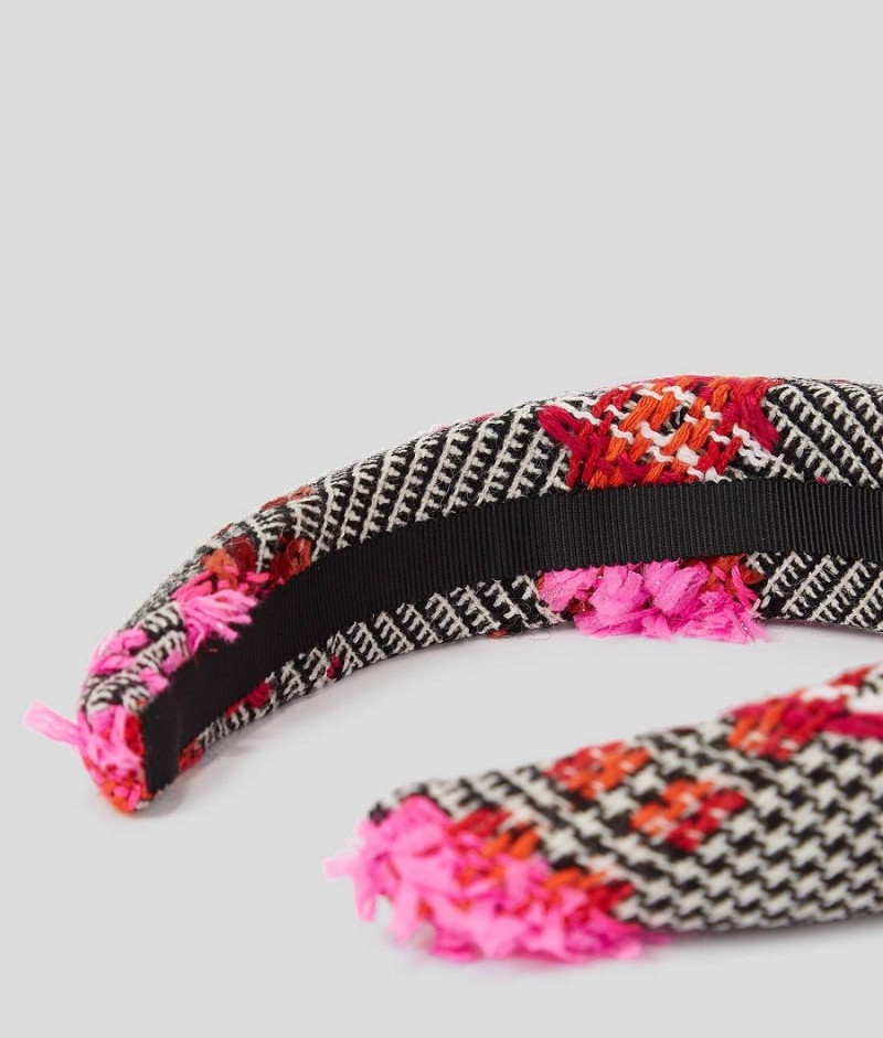 Biżuteria Damskie Karl Lagerfeld BOUCLÉ HEADBAND Kolorowe | PL JJ2120