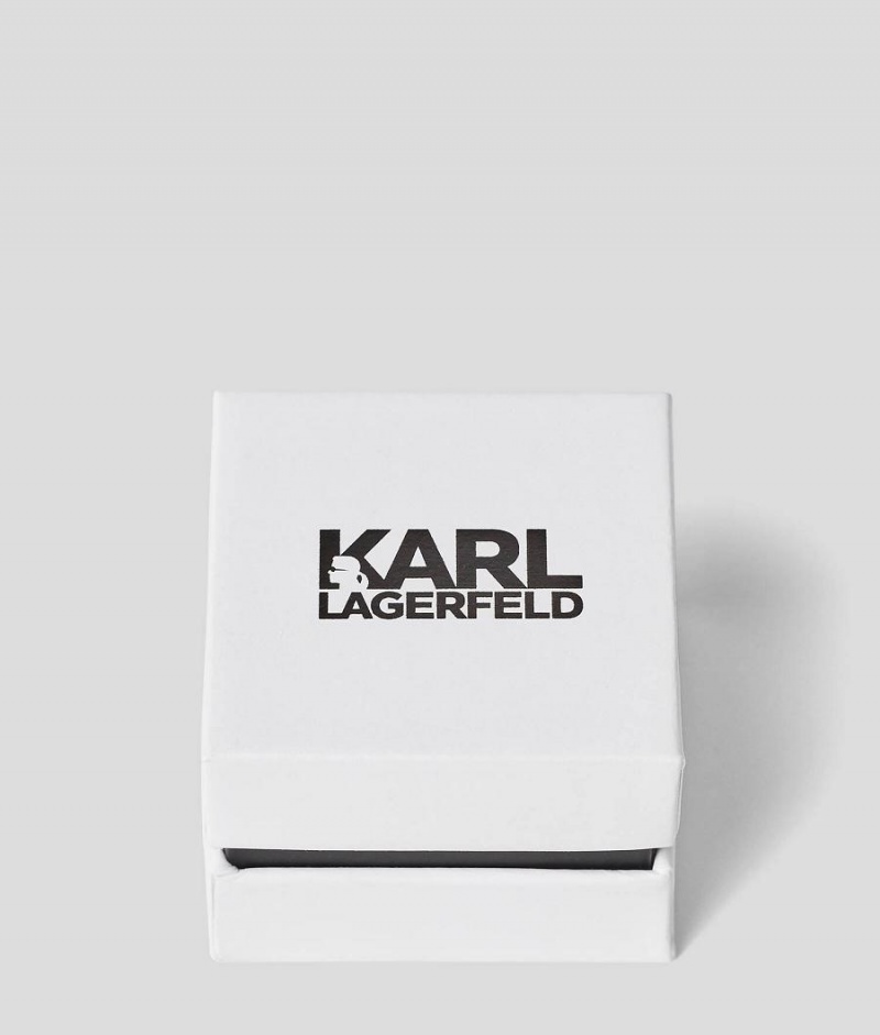 Biżuteria Damskie Karl Lagerfeld K/AUTOGRAPH PEARLS STUD EARRINGS Złote | PL FM2169