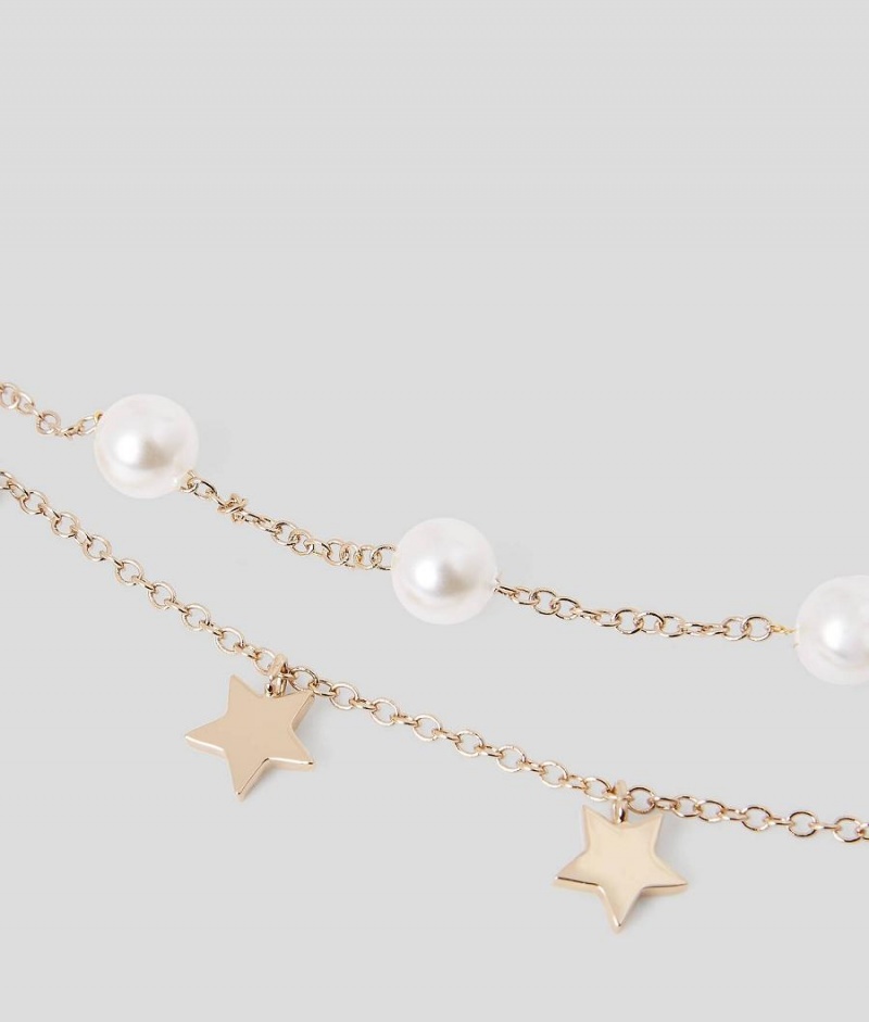 Biżuteria Damskie Karl Lagerfeld K/CONSTELLATION PEARL BRACELET Złote | PL TV2134