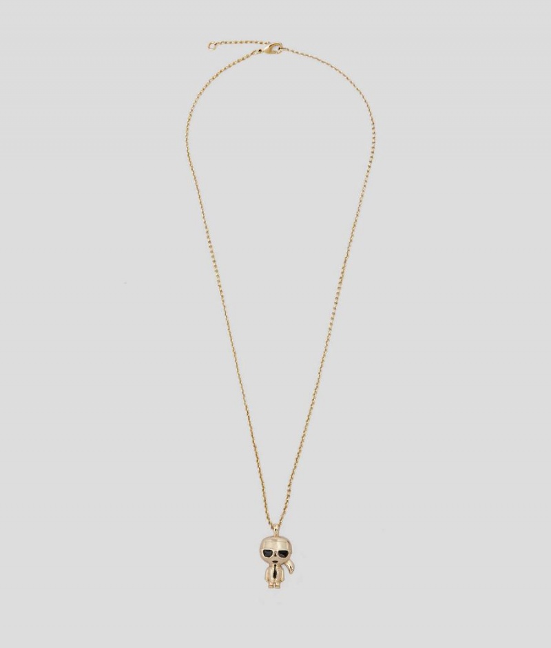 Biżuteria Damskie Karl Lagerfeld K/IKONIK NECKLACE Złote | PL VD2100