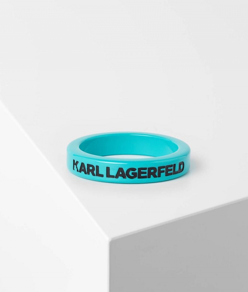 Biżuteria Damskie Karl Lagerfeld K/SUMMER SLIM BANGLE Zielone | PL NB2154