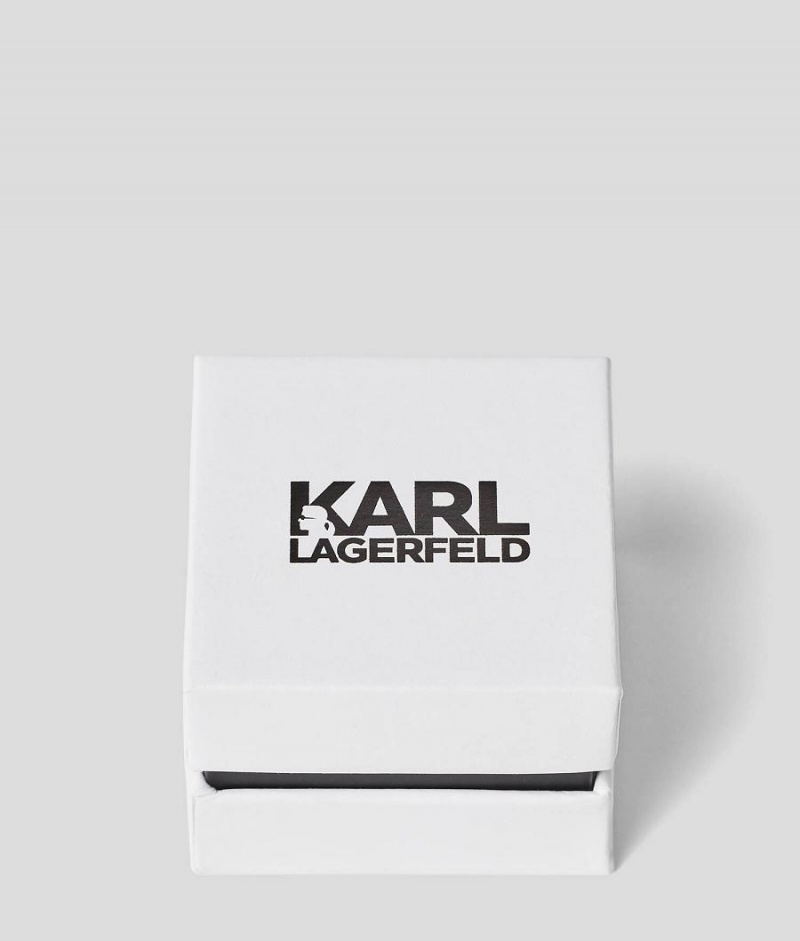 Biżuteria Męskie Karl Lagerfeld K/MONOGRAM CUFFLINKS Białe | PL HK3474