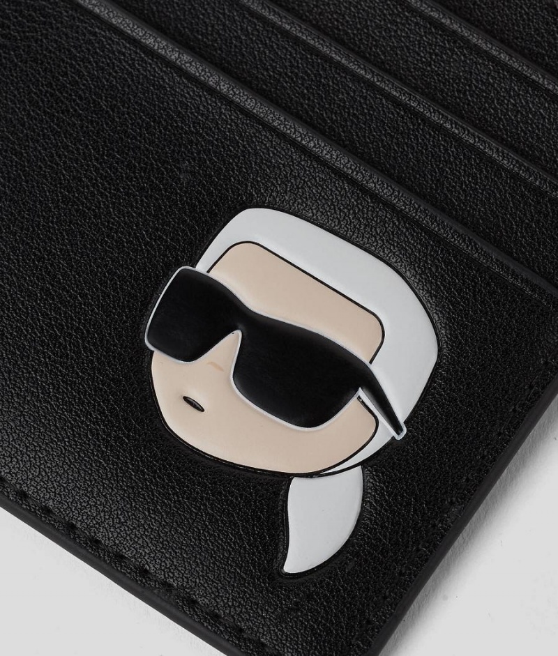 Etui na Karty Damskie Karl Lagerfeld KL X THE MET IKONIK Czarne | PL ZG2253