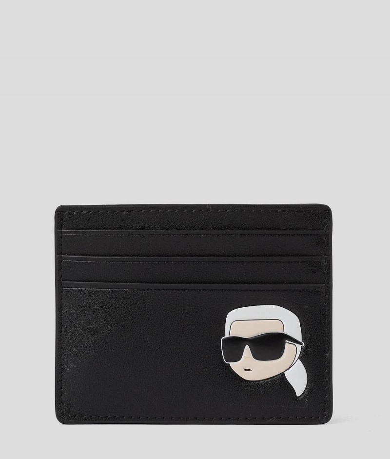 Etui na Karty Damskie Karl Lagerfeld KL X THE MET IKONIK Czarne | PL ZG2253