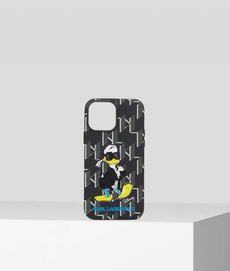 Etui na Telefon Damskie Karl Lagerfeld DISNEY x IPHONE 13 PRO MAX Czarne | PL FM2091