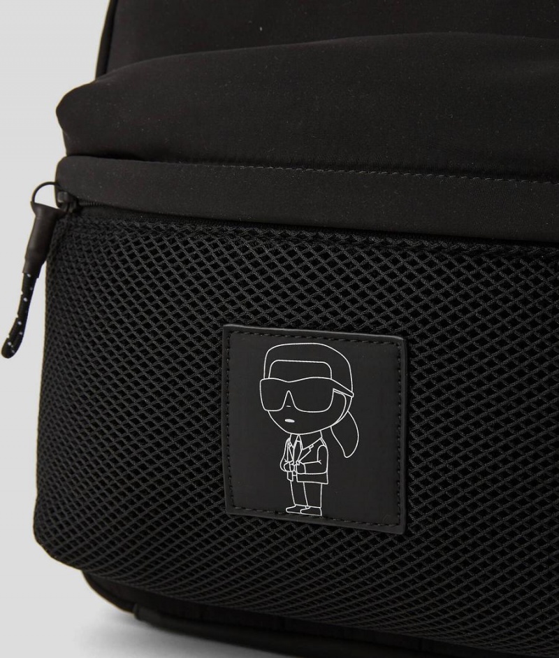 Plecaki Dziecięce Karl Lagerfeld Ikonik Backpack & Pencil Case Czarne | PL XF4074