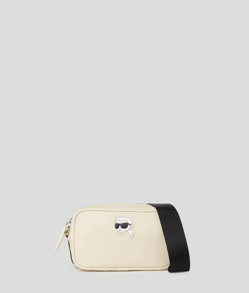 Torba Crossbody Damskie Karl Lagerfeld K/IKONIK NYLON CAMERA Beżowe | PL TV2529