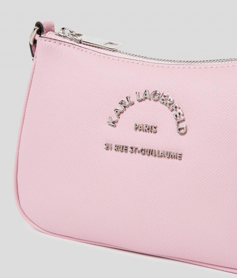 Torba Crossbody Damskie Karl Lagerfeld RUE ST-GUILLAUME SMALL Różowe Białe | PL DN2521