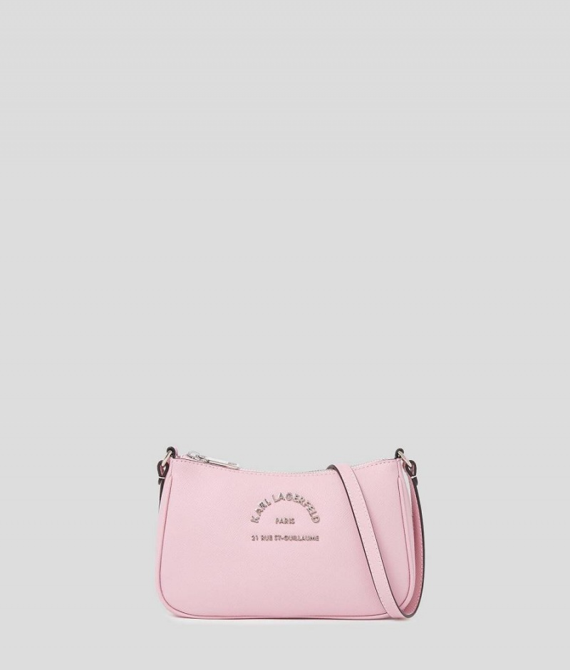 Torba Crossbody Damskie Karl Lagerfeld RUE ST-GUILLAUME SMALL Różowe Białe | PL DN2521