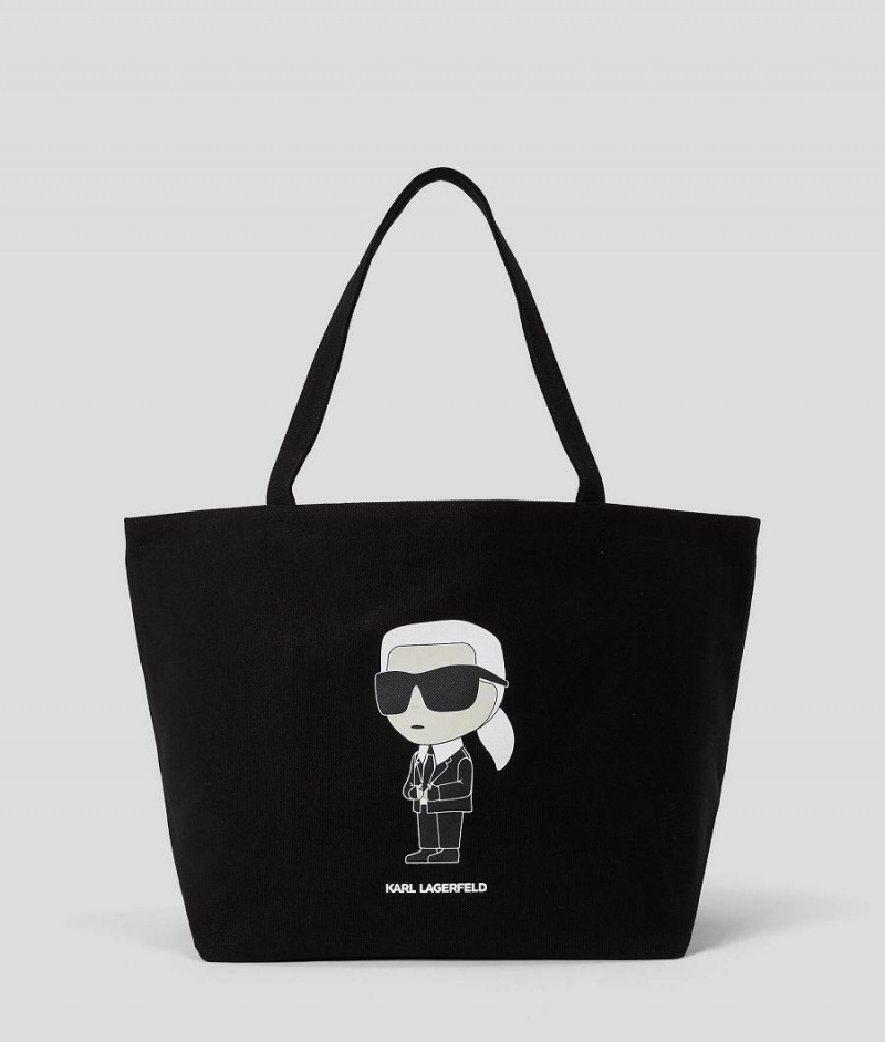 Torby Na Zakupy Damskie Karl Lagerfeld K/IKONIK Czarne | PL OR2447